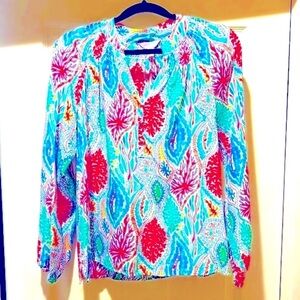 Lilly Pulitzer Silk Top